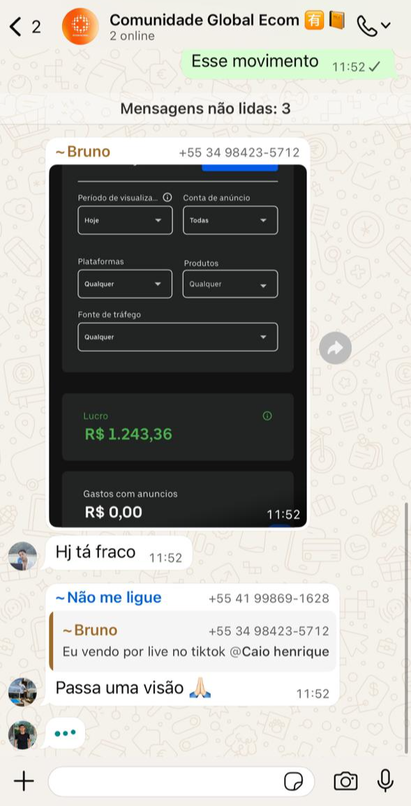 Feedback de aluno 3
